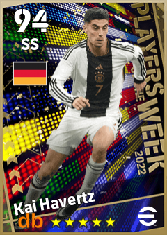 Kai Havertz eFootball player card