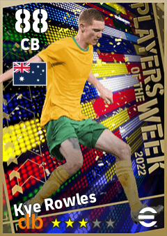 Kye Rowles eFootball player card