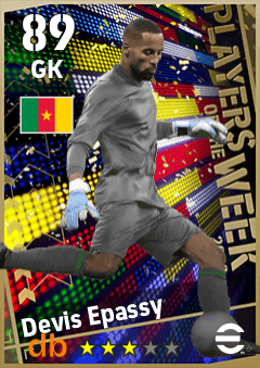 Devis Epassy — GK, OVR 89, MAX 89