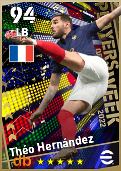 Théo Hernández — LB, OVR 94, MAX 94