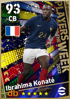 Ibrahima Konaté — CB, OVR 93, MAX 93