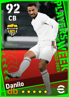 Danilo eFootball player card