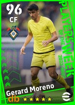 Gerard Moreno — CF, OVR 96, MAX 96