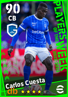 Carlos Cuesta — CB, OVR 90, MAX 90