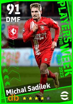 Michal Sadílek — DMF, OVR 91, MAX 91