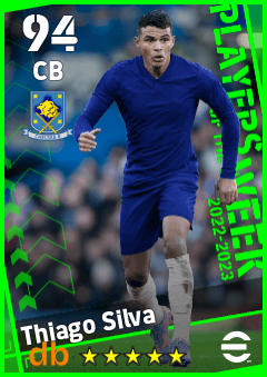 Thiago Silva eFootball player card