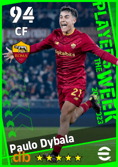 Paulo Dybala — CF, OVR 94, MAX 94