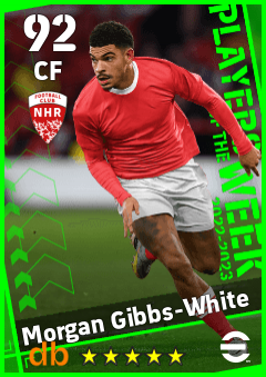 Morgan Gibbs-White — CF, OVR 92, MAX 92
