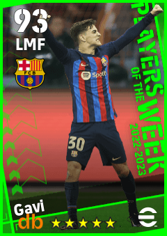 Gavi — LMF, OVR 93, MAX 93