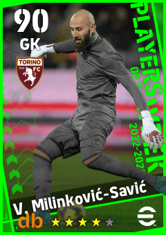 V. Milinković-Savić — GK, OVR 90, MAX 90