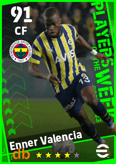 Enner Valencia — CF, OVR 91, MAX 91
