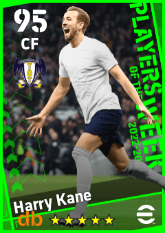 Harry Kane — CF, OVR 95, MAX 95