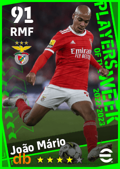João Mário — RMF, OVR 91, MAX 91
