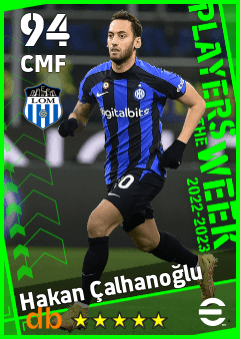 Hakan Çalhanoğlu eFootball player card