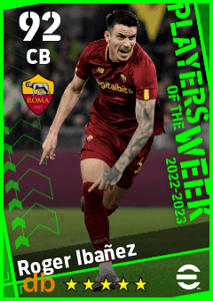 Roger Ibañez — CB, OVR 92, MAX 92