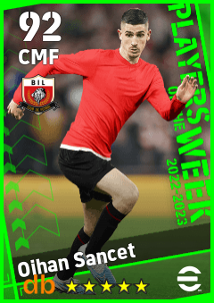 Oihan Sancet — CMF, OVR 92, MAX 92