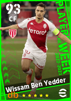 Wissam Ben Yedder — CF, OVR 93, MAX 93