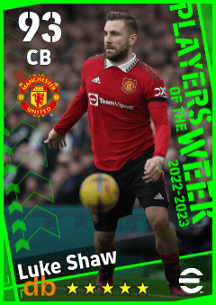 Luke Shaw — CB, OVR 93, MAX 93