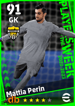 Mattia Perin — GK, OVR 91, MAX 91