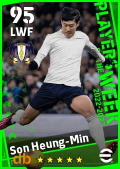 Son Heung-Min — LWF, OVR 95, MAX 95