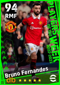 Bruno Fernandes eFootball player card