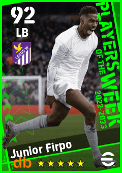 Junior Firpo — LB, OVR 92, MAX 92