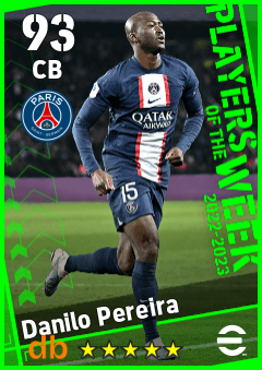 Danilo Pereira — CB, OVR 93, MAX 93