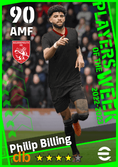 Philip Billing — AMF, OVR 90, MAX 90
