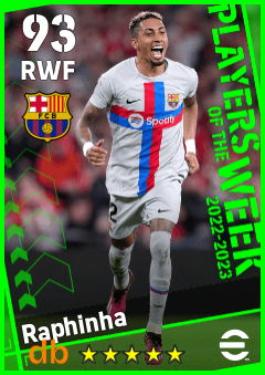 Raphinha eFootball player card