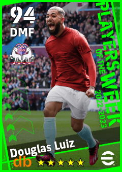 Douglas Luiz eFootball player card