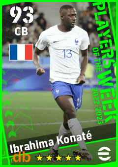 Ibrahima Konaté — CB, OVR 93, MAX 93