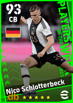 Nico Schlotterbeck — CB, OVR 93, MAX 93