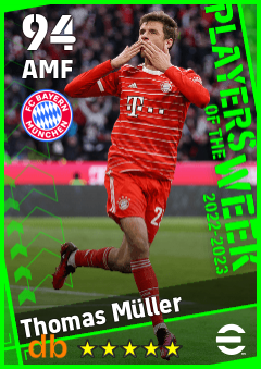 Thomas Müller — AMF, OVR 94, MAX 94