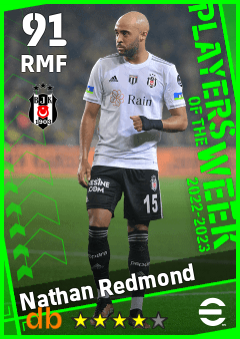 Nathan Redmond — RMF, OVR 91, MAX 91