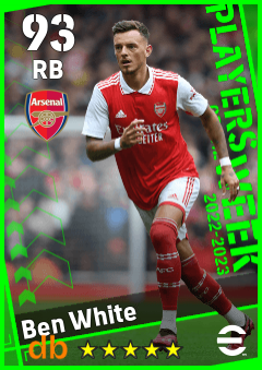 Ben White — RB, OVR 93, MAX 93