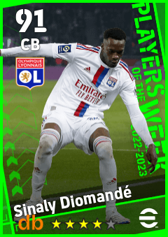 Sinaly Diomandé — CB, OVR 91, MAX 91