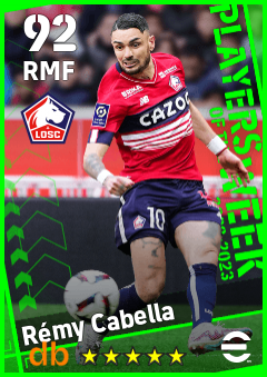 Rémy Cabella — RMF, OVR 92, MAX 92
