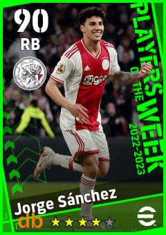 Jorge Sánchez — RB, OVR 90, MAX 90