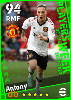 Antony eFootball player card