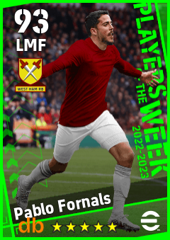 Pablo Fornals — LMF, OVR 93, MAX 93