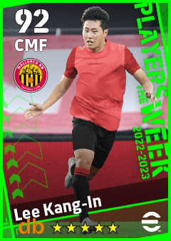 Lee Kang-In — CMF, OVR 92, MAX 92