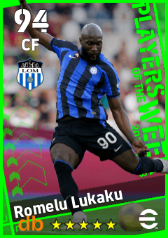 Romelu Lukaku — CF, OVR 94, MAX 94