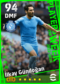 İlkay Gündoğan — DMF, OVR 94, MAX 94