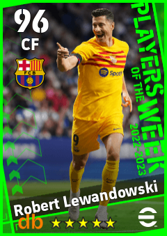 Robert Lewandowski eFootball player card