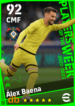 Álex Baena — CMF, OVR 92, MAX 92
