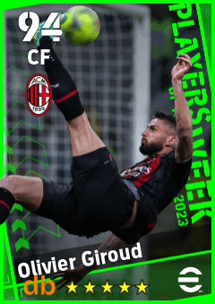 Olivier Giroud — CF, OVR 94, MAX 94