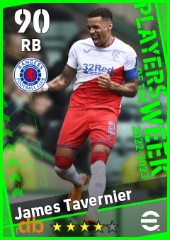 James Tavernier — RB, OVR 90, MAX 90