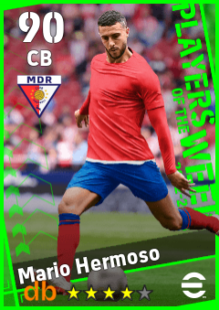 Mario Hermoso — CB, OVR 90, MAX 90