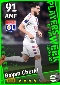 Rayan Cherki eFootball player card