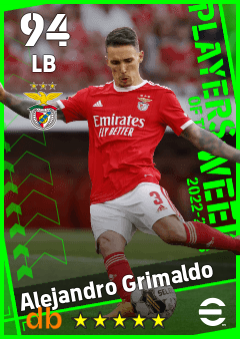 Alejandro Grimaldo — LB, OVR 94, MAX 94